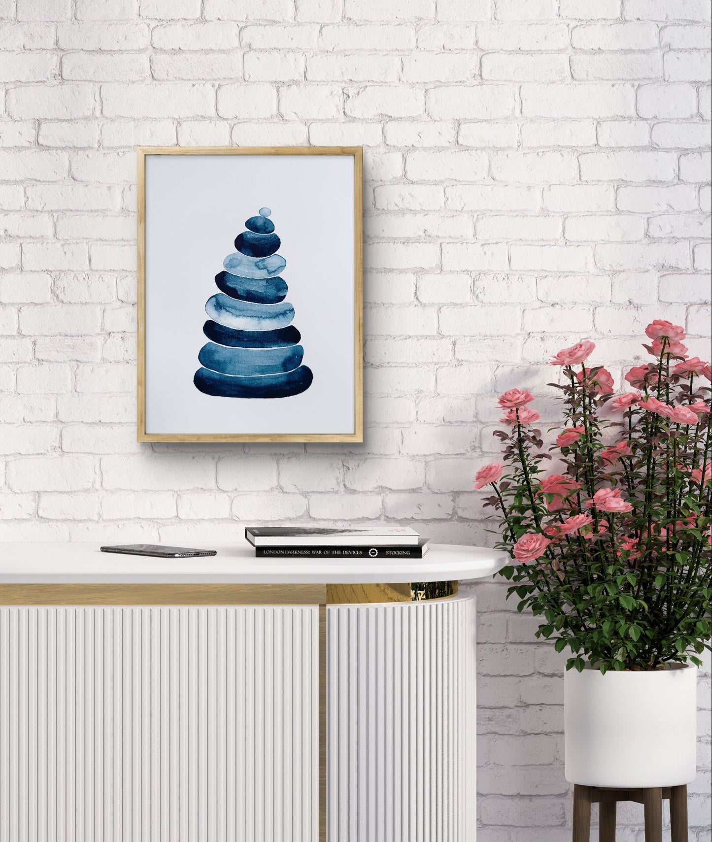 A4 Original - Zen Stones Collection - Hot Pressed 3 - Pictură în acuarelă