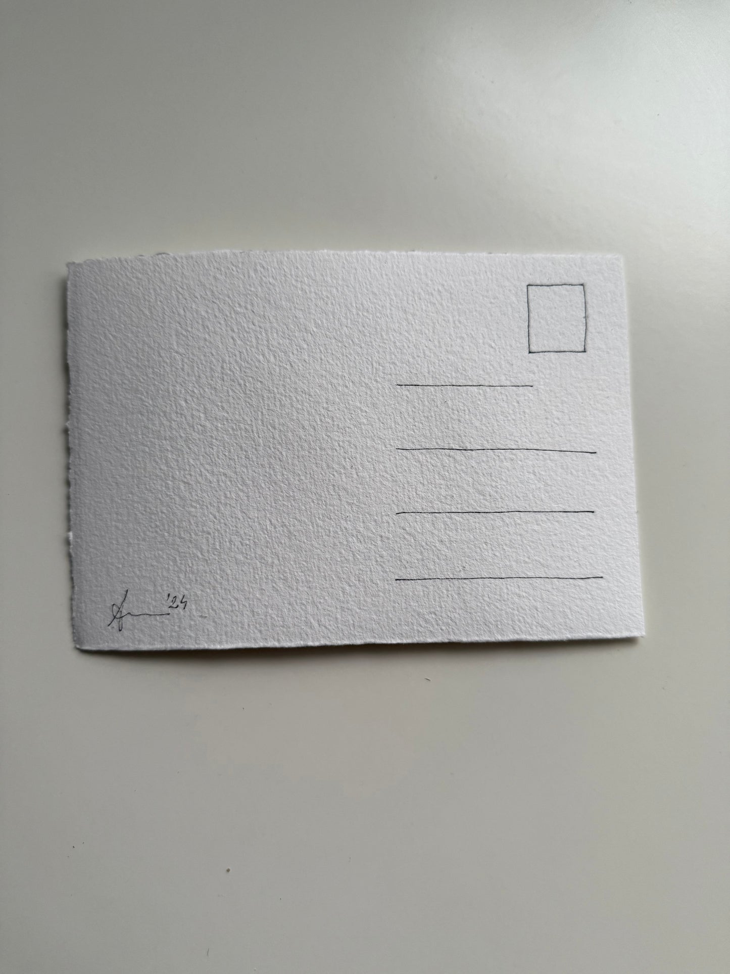 Carte poștală handmade - Nr 1