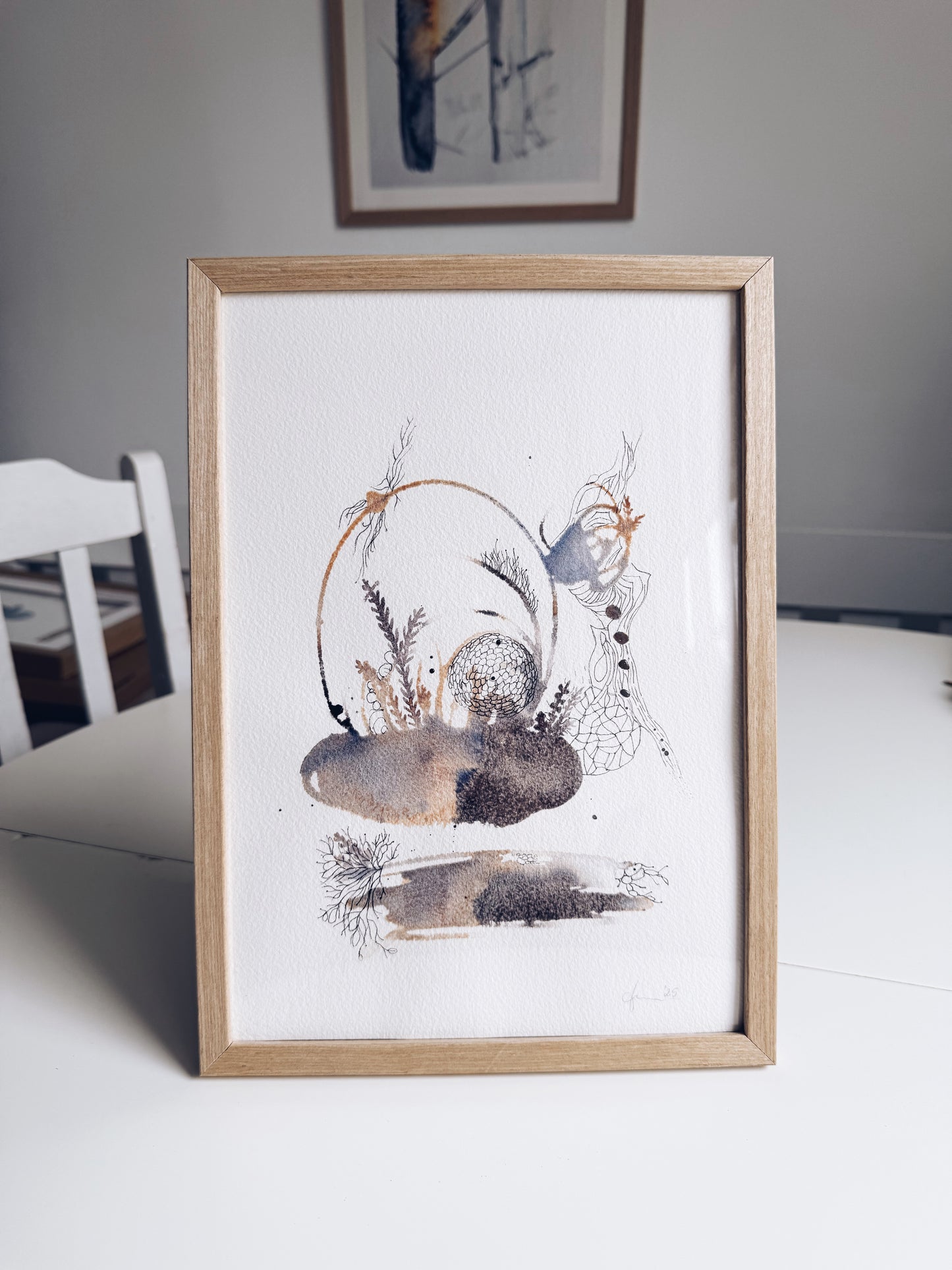 A4 Original - Tundra collection 2 - High Grain - Watercolor painting