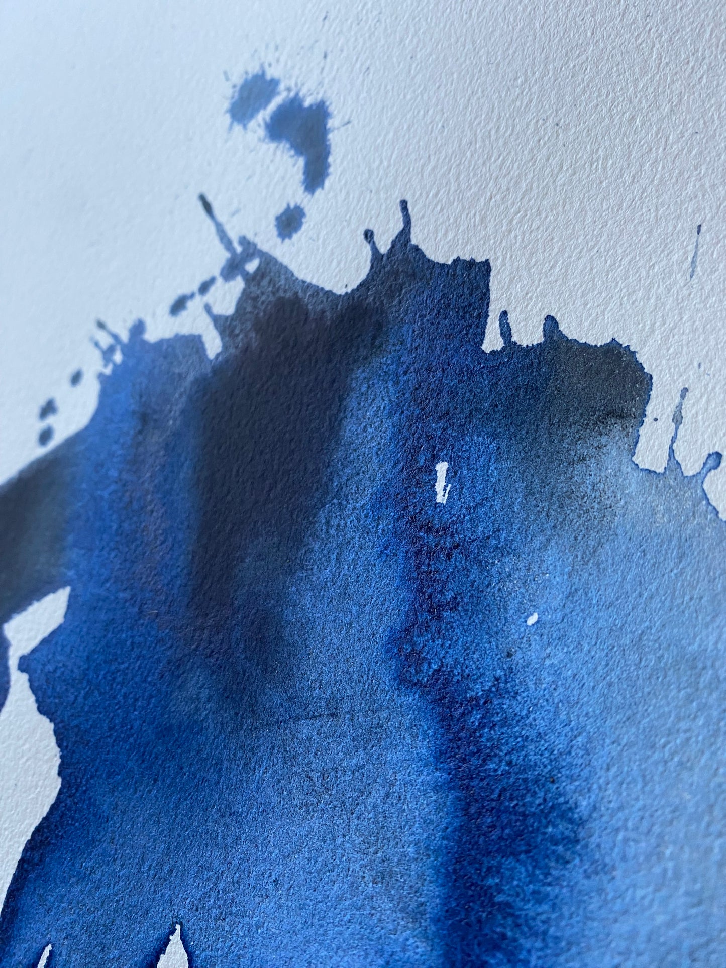 50x70 Original - Statement Breathe 2 - Fin Grain - Watercolor painting
