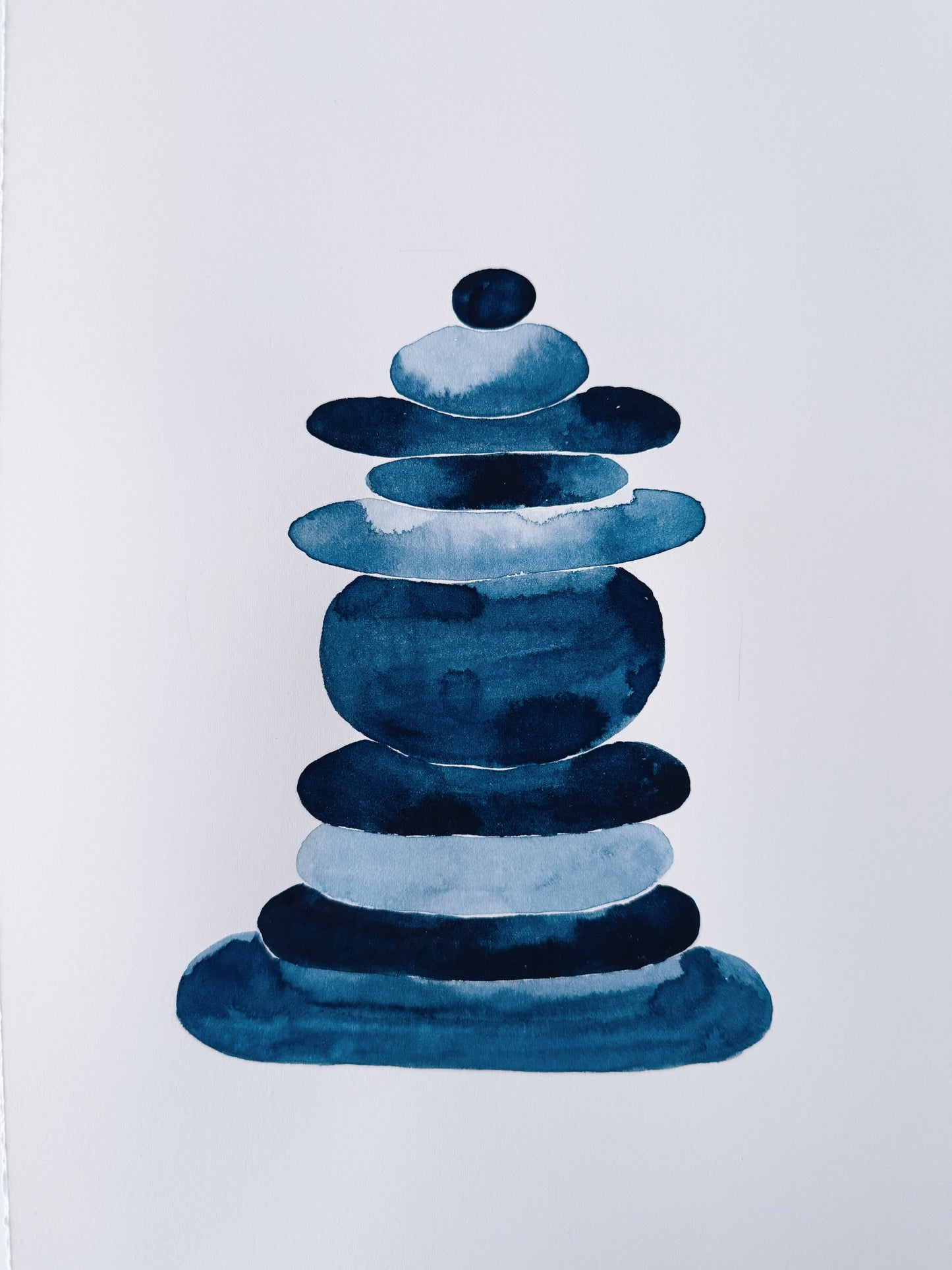A4 Original - Zen Stones Collection - Hot Pressed 1 - Pictură în acuarelă