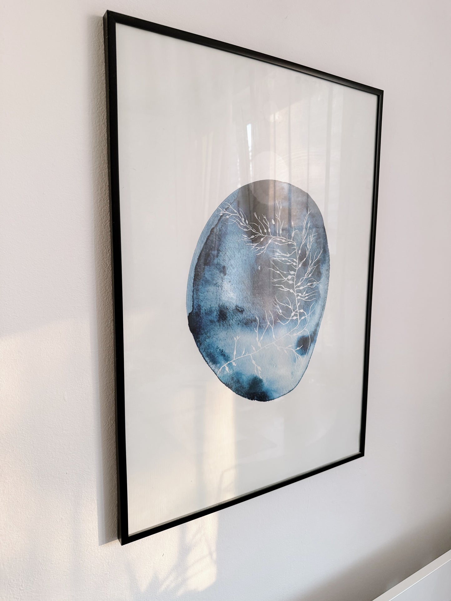50x70 - Statement Breathe 1 - Fin Grain - Watercolor painting