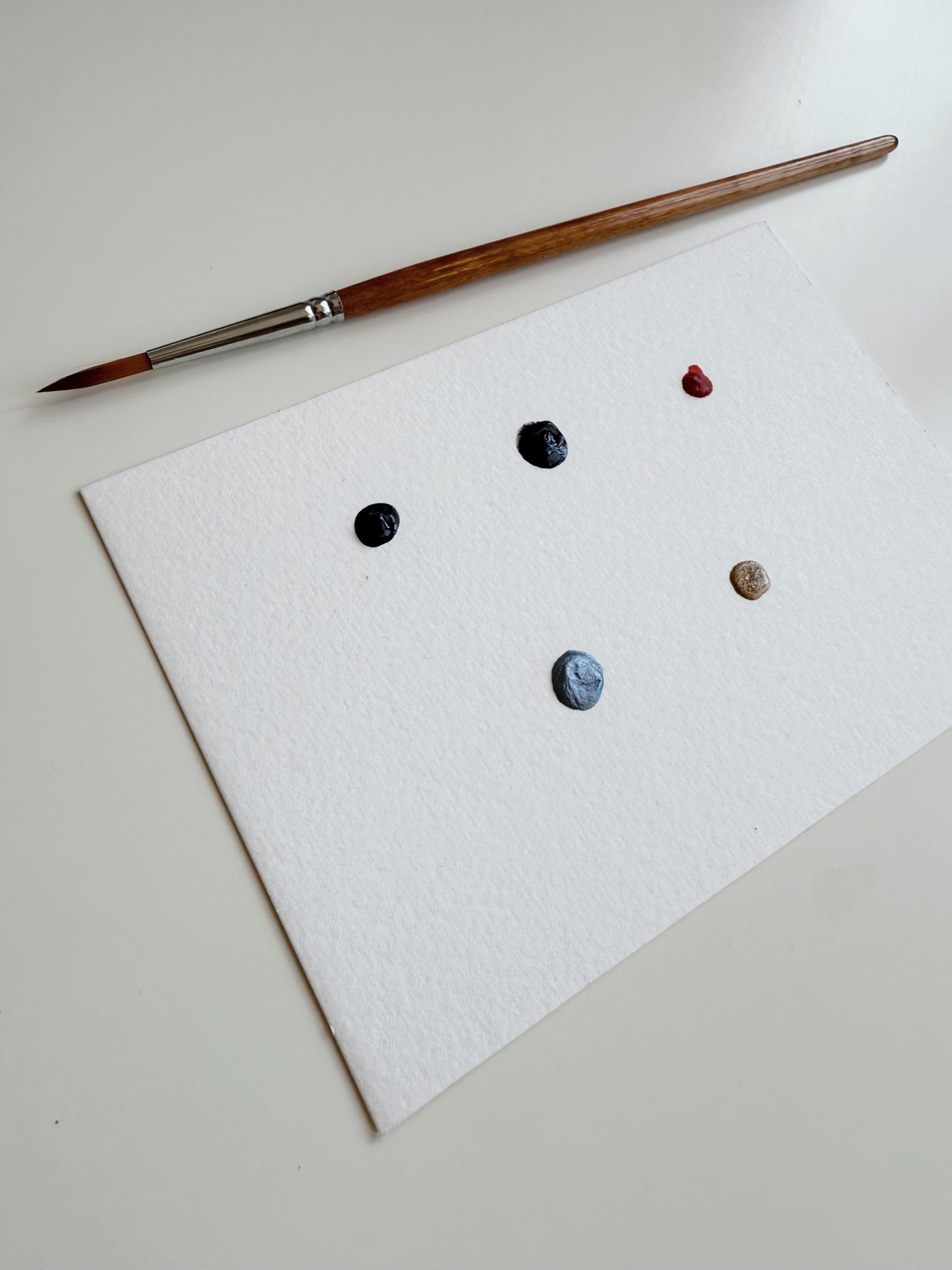 Set pictura 3 Cadouri de Craciun - Pictura pe numere in acuarela  - Handmade - Materiale profesionale + plicuri pentru cadou