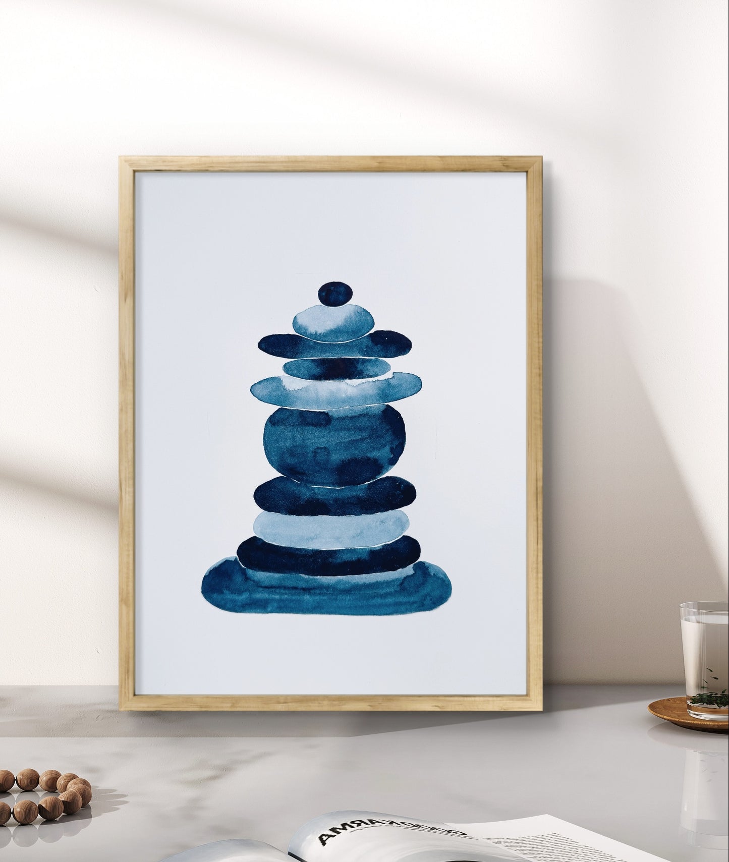 A4 Original - Zen Stones Collection - Hot Pressed 1 - Pictură în acuarelă