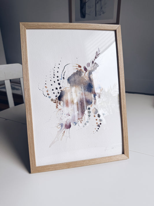A4 Original - Tundra collection 1 - High Grain - Watercolor painting