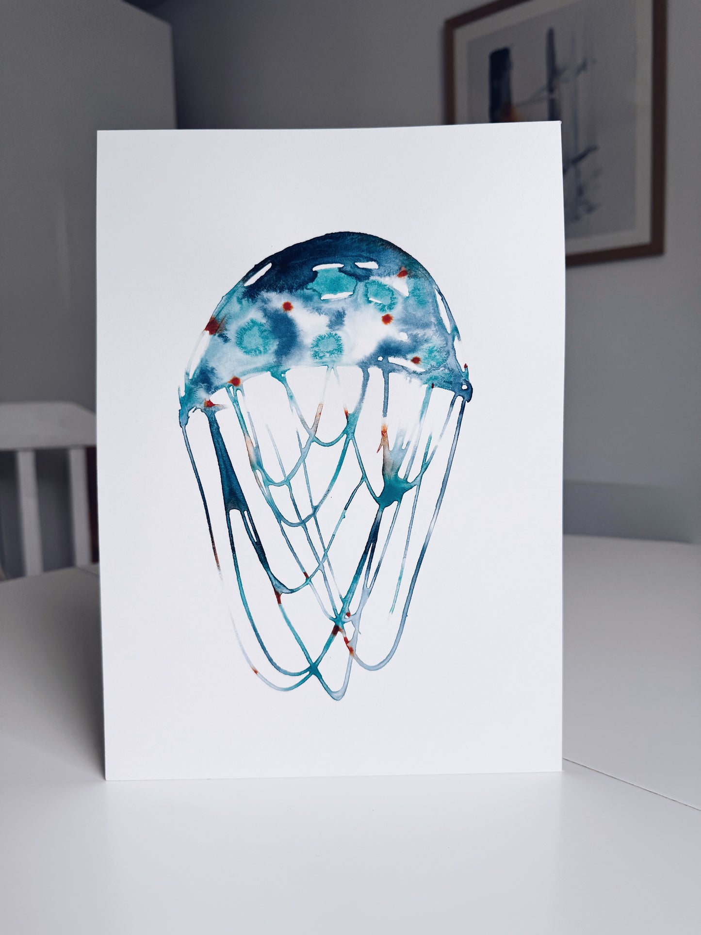 A4 Original - Imperfect Collection Jelly Fish 2 - Fine - Watercolor painting