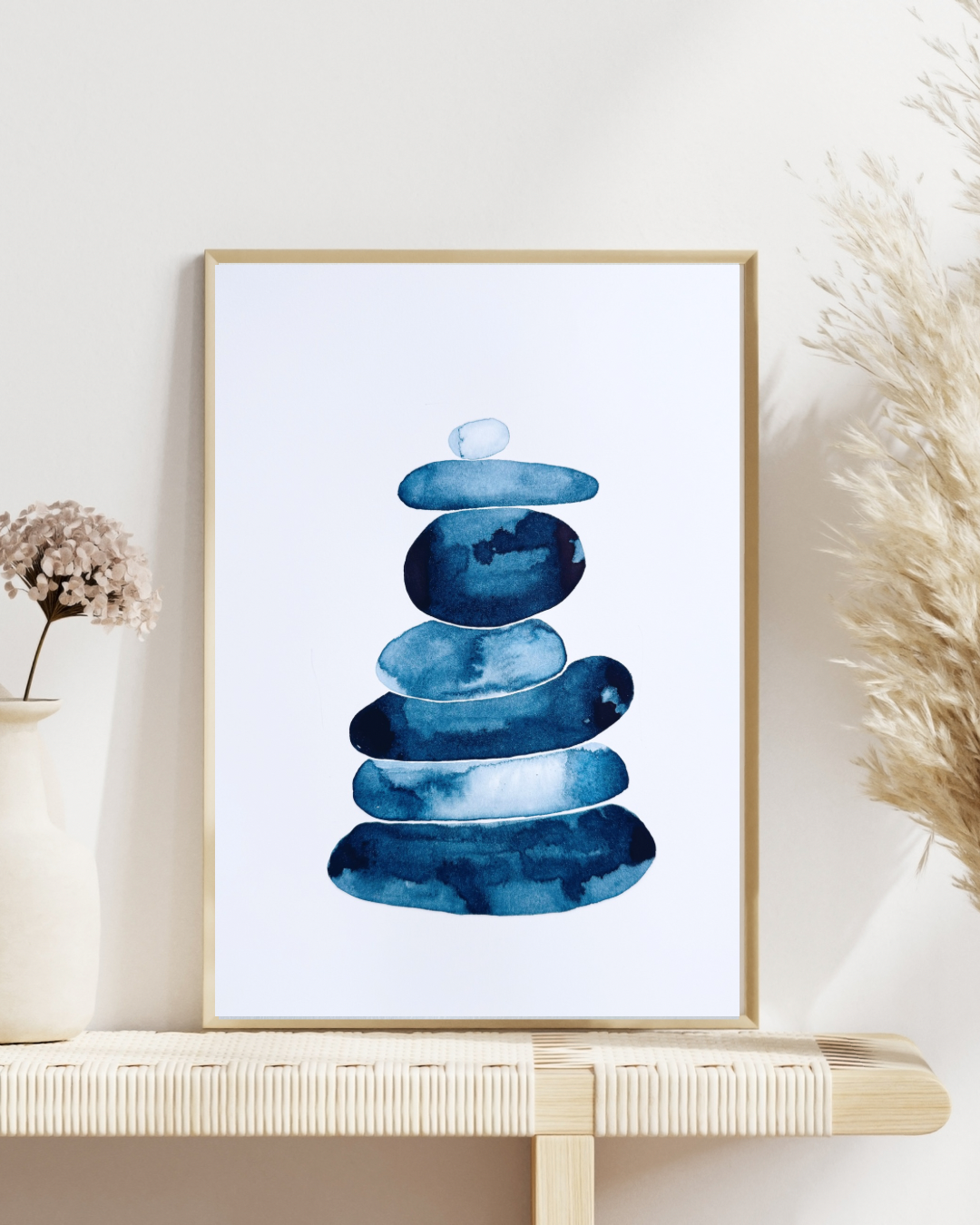 A4 Original - Zen Stones Collection - Hot Pressed 2 - Pictură în acuarelă
