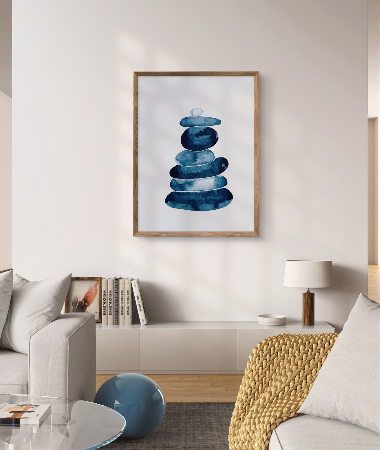 A4 Original - Zen Stones Collection - Hot Pressed 2 - Pictură în acuarelă