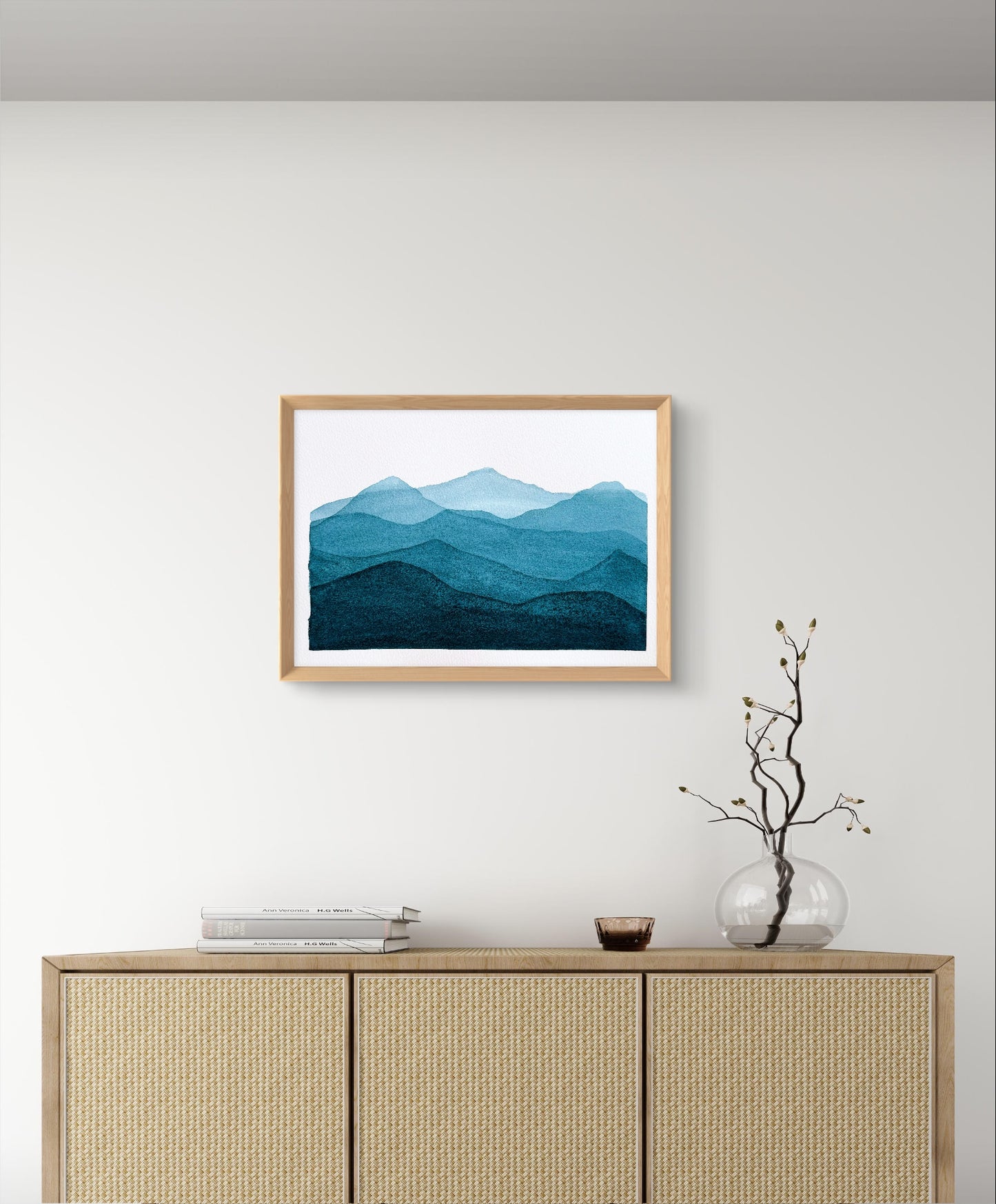 A4 Original - Imperfect Collection - Toscana 2 - High Grain - Watercolor painting