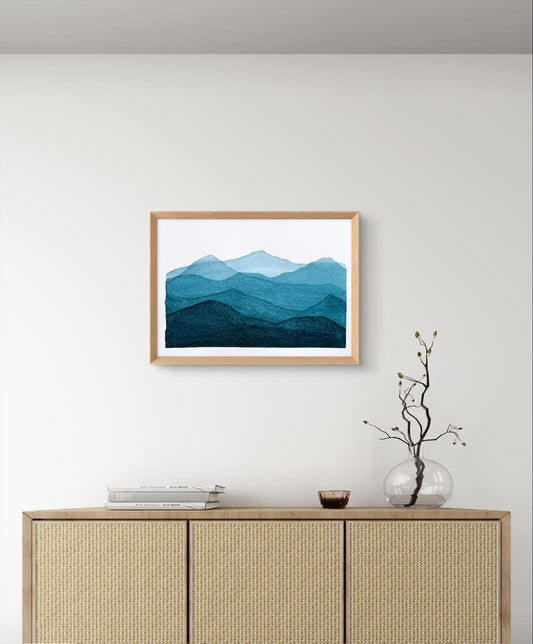 A4 Original - Imperfect Collection - Toscana 2 - High Grain - Watercolor painting
