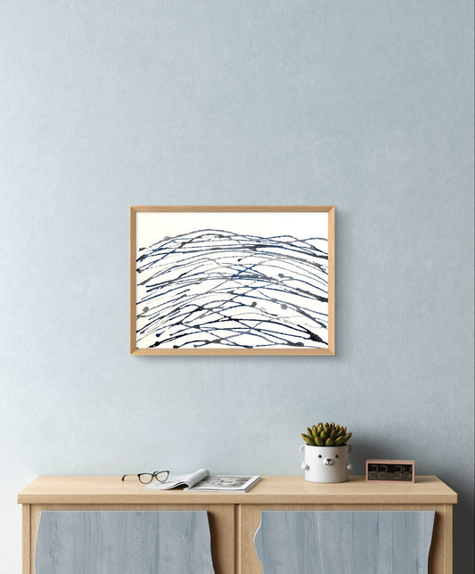 A4 Original - Imperfect Collection - Toscana 1 - High Grain - Watercolor painting