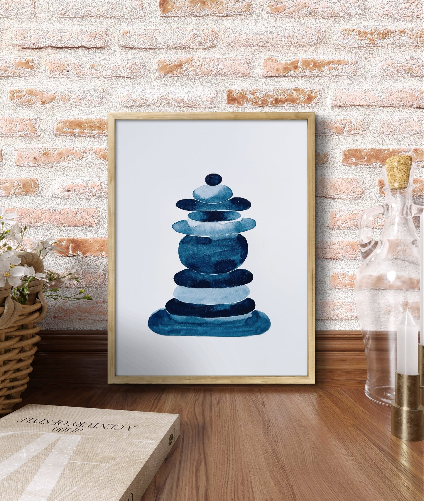 A4 Original - Zen Stones Collection - Hot Pressed 1 - Pictură în acuarelă