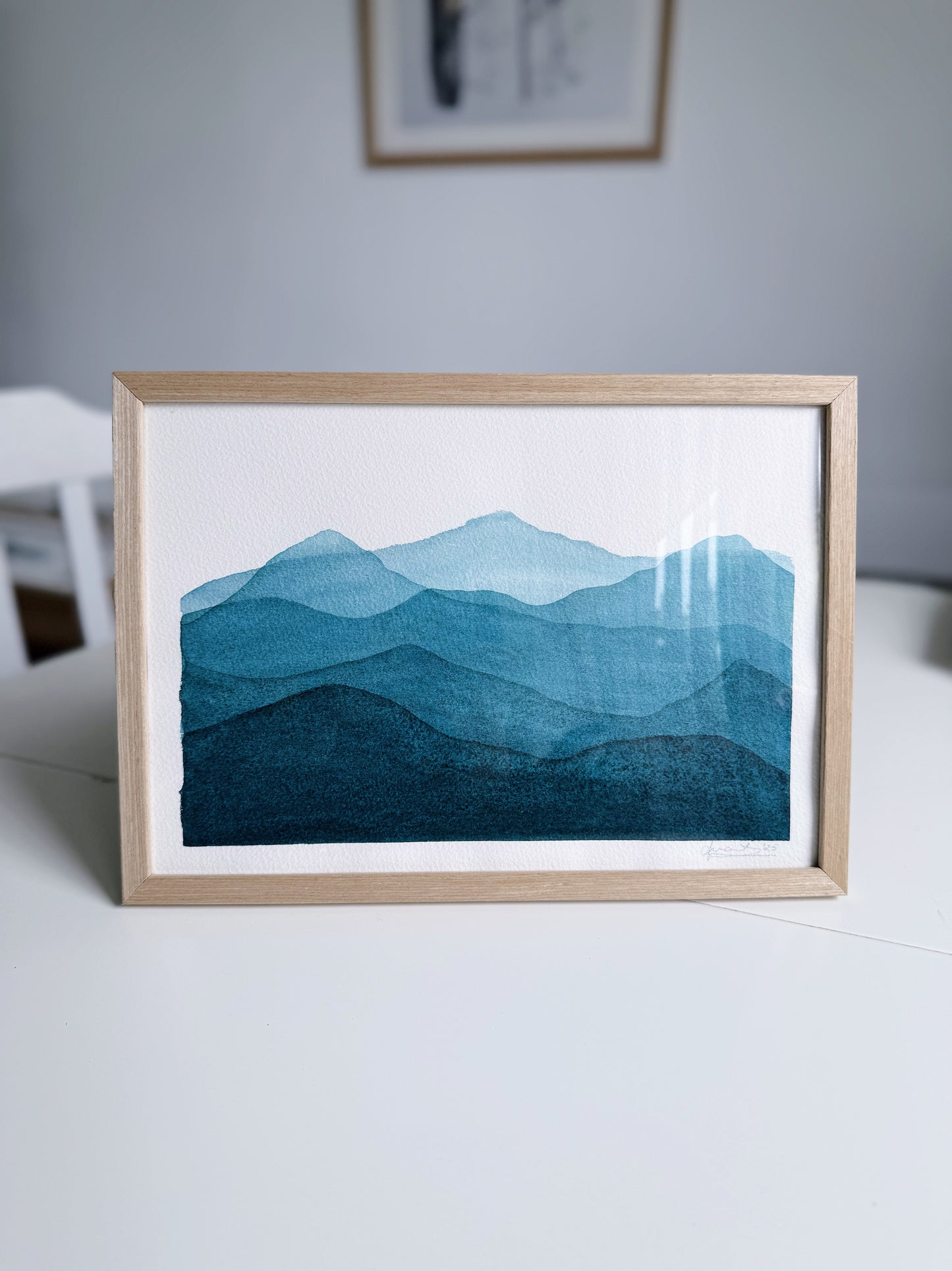 A4 Original - Imperfect Collection - Toscana 2 - High Grain - Watercolor painting