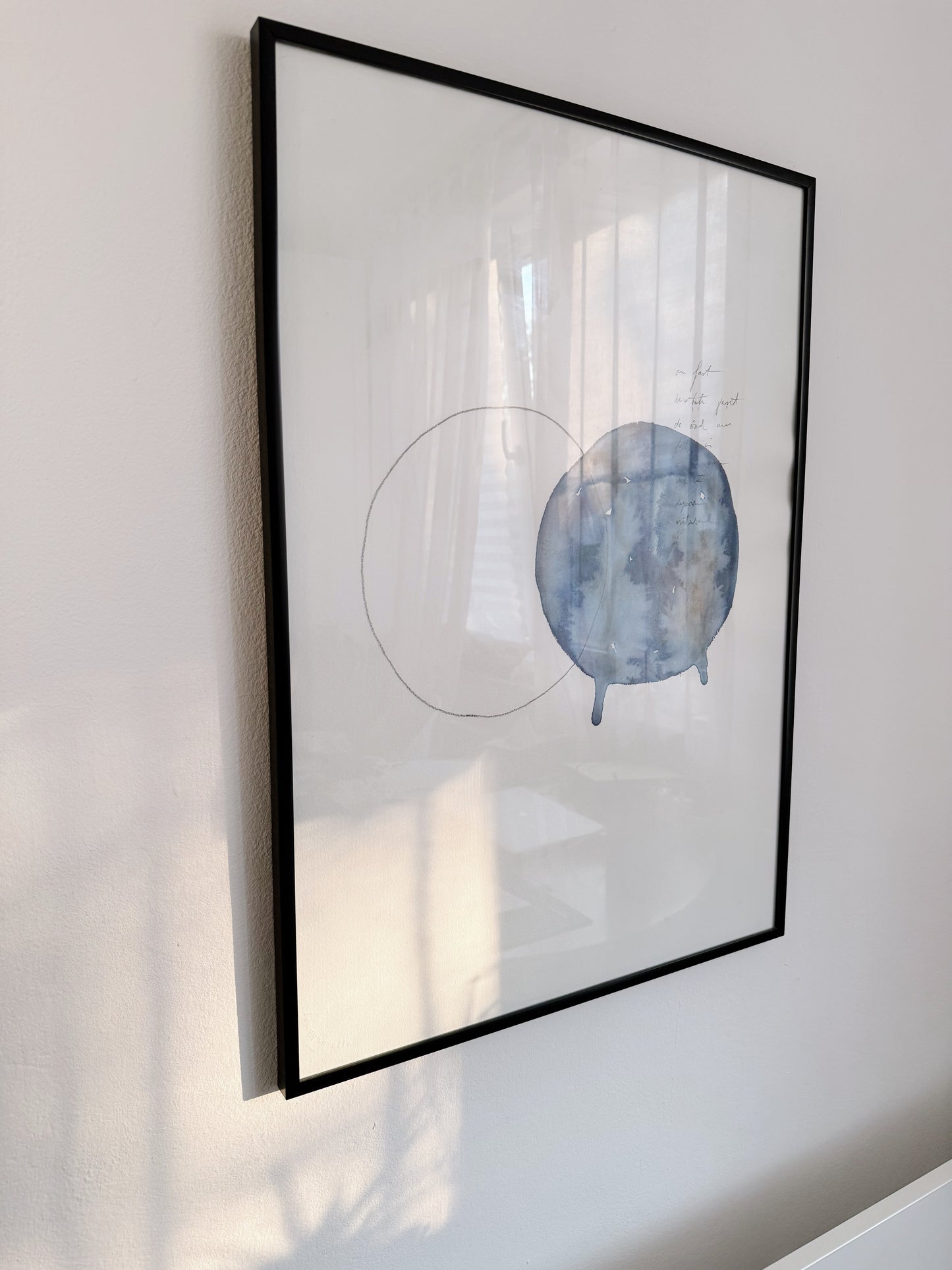 50x70 Original - Statement Norme 1 - Fin Grain - Pictura in acuarela
