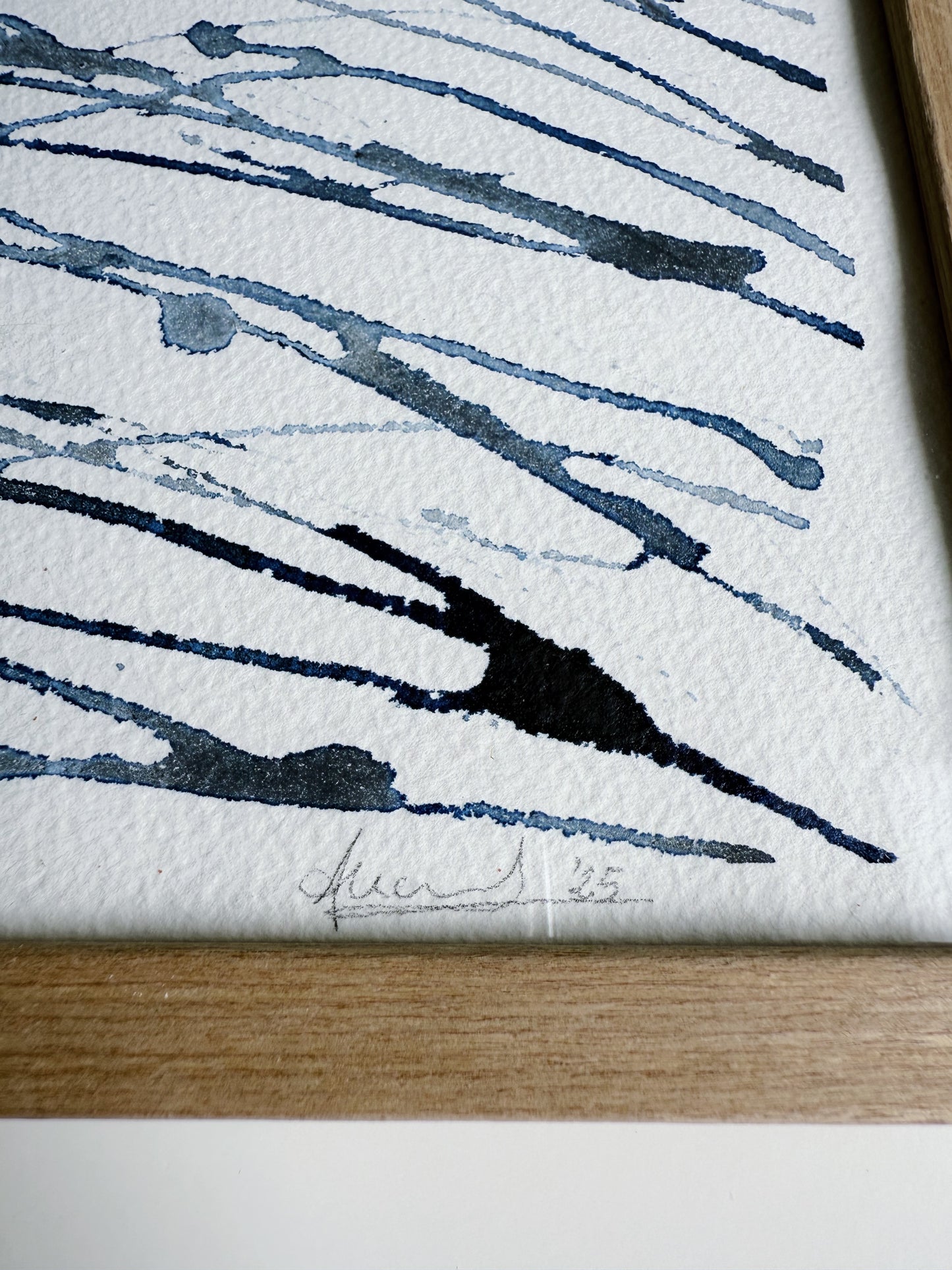 A4 Original - Imperfect Collection - Toscana 1 - High Grain - Watercolor painting