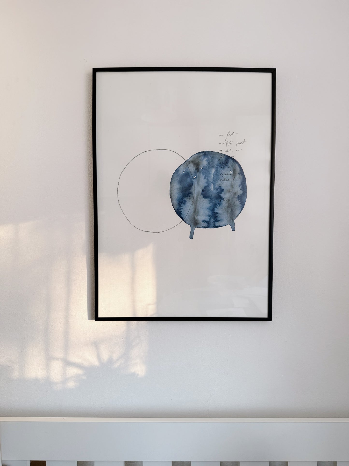 50x70 Original - Statement Norme 1 - Fin Grain - Pictura in acuarela