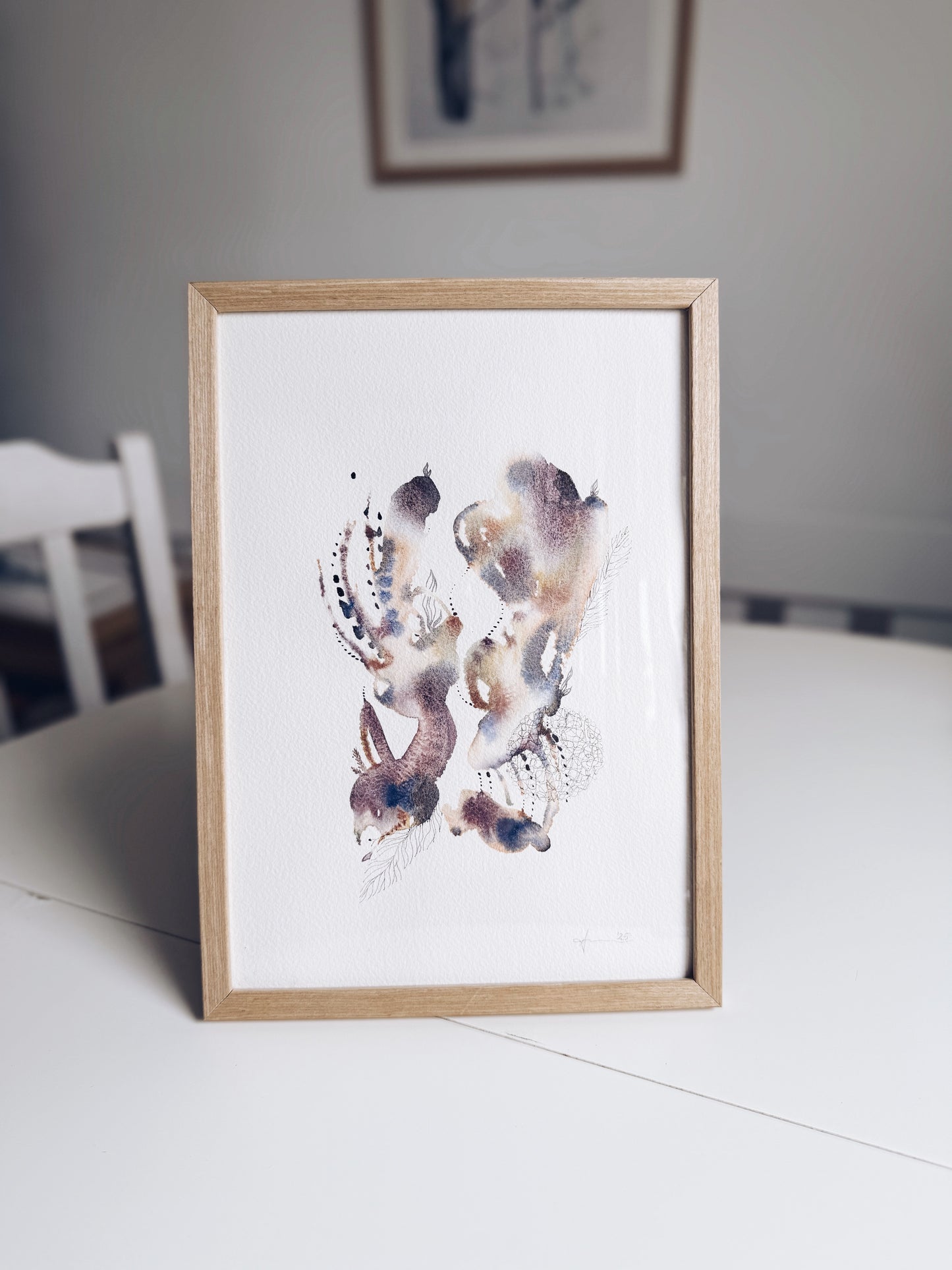 A4 Original - Tundra collection 3 - High Grain - Watercolor painting