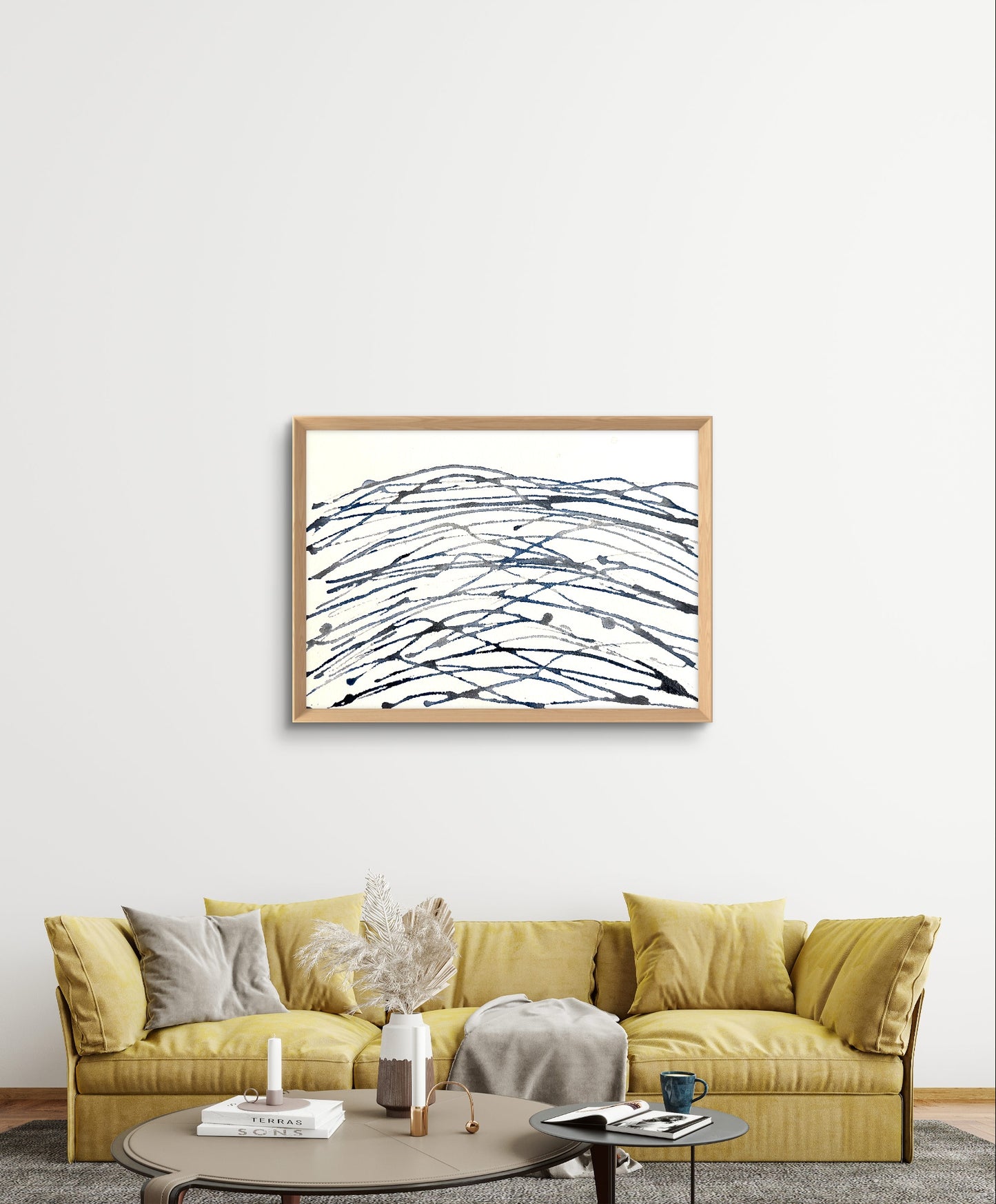 A4 Original - Imperfect Collection - Toscana 1 - High Grain - Watercolor painting